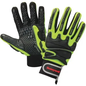 NORTH BY HONEYWELL MPCT1000HD/9L Winter Impact Gloves Black/Yellow PR | AH8DKY 38HX97