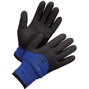 NORTH BY HONEYWELL NF11HD/11XXL Coated Gloves 2xl Black/blue Pr | AD8JPG 4KMZ7