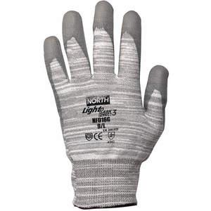 NORTH BY HONEYWELL NFD16G/9L Cut Resistant Gloves Gray/white L Pr | AC9XGL 3LCH8