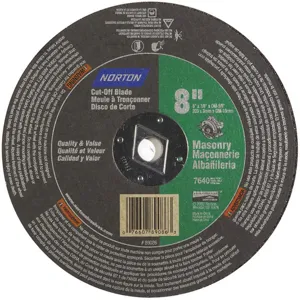 NORTON ABRASIVES 07660789086 CutOff Wheel Norton Masonry 8 x 1/8 x 5/8 | AH2DXC 25TY83