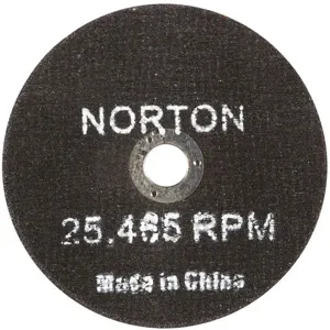 NORTON ABRASIVES 66252835553 CutOff Wheel Gemini 3 x1/16 x3/8 25465rpm | AH2DZK 25TZ46