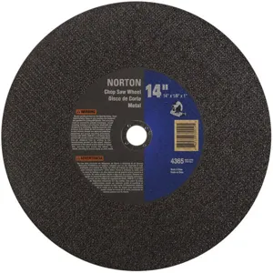 NORTON ABRASIVES 66252835554 CutOff Wheel Gemini 14 x7/64 x1 | AH2DZL 25TZ47