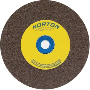 NORTON ABRASIVES 07660788290 Grinding Wheel T1 10 x 1 x 1.25 60/80 Brown | AE7QQE 6A094