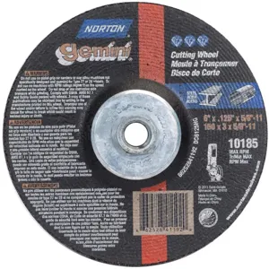 NORTON ABRASIVES 66252841192 Depressed Center Wheel 10185 Rpm | AF8FPK 25TZ52