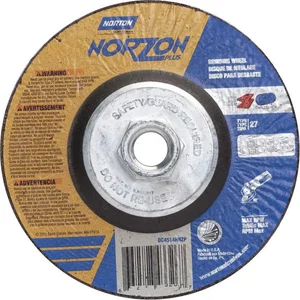 NORTON ABRASIVES 66252841891 Depressed Center Wheel T27 6 x 1/8 x 5/8-11 | AF8FPQ 25TZ54