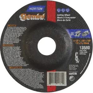 NORTON ABRASIVES 66252843589 Depressed Center Wheel 13580 Rpm | AF8FQP 25TZ84