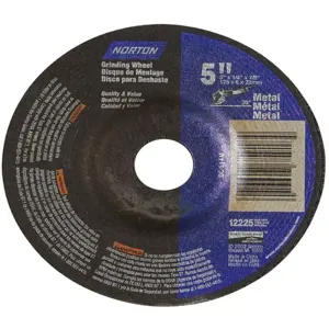 NORTON ABRASIVES 66252843614 Depressed Center Wheel T27 5 x 1/4 x 7/8 | AF8FPD 25TY68