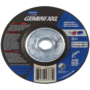 NORTON ABRASIVES 66252843785 Depressed Center Wheel 4-1/2 Inch 13580rpm | AG2AZJ 31CF13