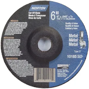 NORTON ABRASIVES 66252843849 Depressed Center Wheel T27 5 x .045 x 7/8 | AF8FNU 25TY51