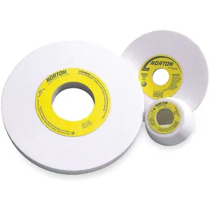 NORTON ABRASIVES 66253262704 Grinding Wheel T1 12 x 1 x 3 Ao 46g Med White | AB9GLU 2D388