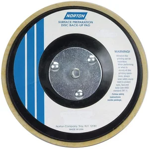 NORTON ABRASIVES 66261006948 Backup Pad 4-1/2 Inch Diameter Medium Foam Pk5 | AF8LGW 26ZY93