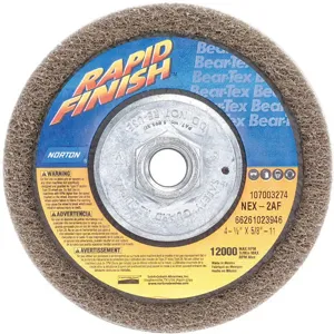 NORTON ABRASIVES 66261023946 Depressed Center Wheel 4-1/2 Inch x 1/2 Inch x 5/8-11 | AF8LHU 26ZZ68