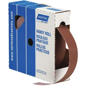 NORTON ABRASIVES 66261126266 Abrasive Roll 1 Inch Width x 150 Feet length 600G Cloth | AH4BJG 34CC92