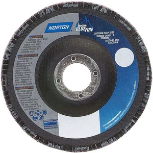 NORTON ABRASIVES 66254461155 Flap Disc 4 1/2 Inch x 36 Grit 7/8 | AB7RUG 23Z572