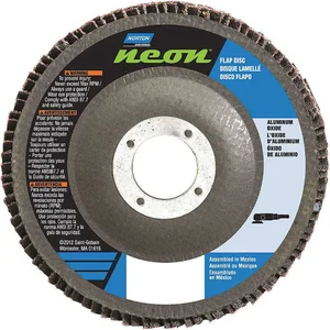 NORTON ABRASIVES 66623399064 Flap Disc 4 1/2 Inch x 60 Grit 7/8 | AB7RXV 23Z660