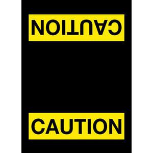 NOTRAX 194SCA46BY Sicherheits-Logo-Eingangsmatte, Schwarz, 4 x 6 Fuß | AE4PXP 5MDH3