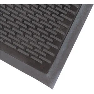 NOTRAX 340S0035BL Rubber Entrance Mat Black 3 x 5 Feet | AD6YKF 4CKN3