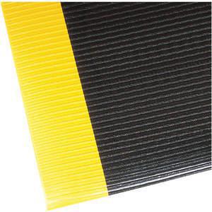 NOTRAX 406R0048BY Dry Area Matting, Black/Yellow, 122 cm x 18.3 m Size | AF4CXM 8RHT1