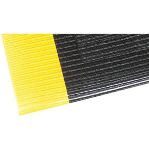 NOTRAX 406S0312BY Anti-fatigue Runner 3 x 12 Feet Black With Yellow | AD2WJU 3VFN3