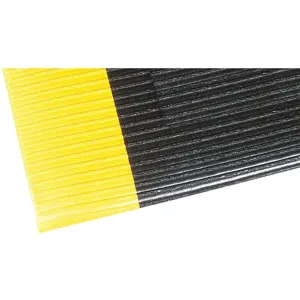 NOTRAX 406S0035BY Dry Area Matting, Black/Yellow, 91 cm x 150 cm Size | AD2WJT 3VFL8