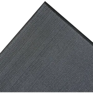 NOTRAX 410R0372BL Anti-fatigue Mat Black 60 x 6ft Ribbed | AB8JVK 25PJ23