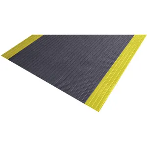 NOTRAX 410S0323BY Dry Area Matting, Black/Yellow, 60 cm x 91 cm Size | AD2UKT 3UET9