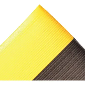 NOTRAX 413S0034BY Anti-fatigue Mat 3 Feet x 4 Feet Black With Yellow | AF4NVX 9DVT9