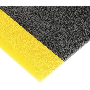 NOTRAX 415S0312BY Anti-fatigue Runner 3 x 12 Feet Black With Yellow | AE6ZCD 5W714