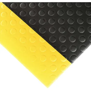 NOTRAX 417S0023BY Dry Area Matting, Black/Yellow, 60 cm x 91 cm Size | AF2BWA 6PY94