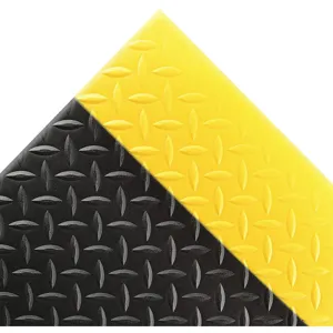 NOTRAX 419S0034BY Anti-fatigue Mat Black/yellow 4 x 3 Feet Diamond | AF8FCT 25PJ65