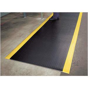 NOTRAX 419S0312BY Anti-fatigue Runner 3 x 12 Feet Black With Yellow | AC8LHU 3BY51