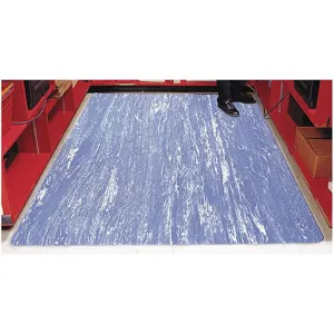 NOTRAX 470S3660BU-RS Anti-fatigue Mat 3 Feet x 5 Feet Blue Rubber | AE4PYA 5MDK1