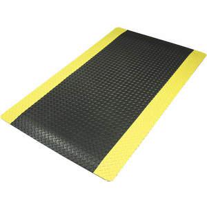 NOTRAX 479S0023YB-RS Anti-fatigue Mat 2 Feet x 3 Feet Black With Yellow | AE4PYK 5MDL0