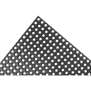 NOTRAX 543S0023BL Antifatigue Mat Black 3 x 2 Feet Drainage Holes | AF8FDX 25PK58