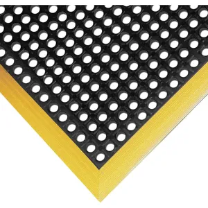 NOTRAX 549S3864YB Anti-fatigue Drainage Mat Black/yellow | AE2MQF 4YJ19