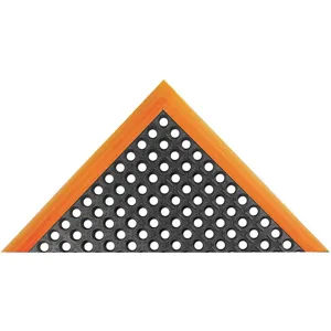 NOTRAX 549S2840OB Antifatigue Mat Black/orange 40 x 28 Inch Drainge Holes | AF8FEC 25PK66