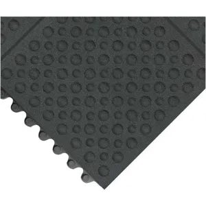 NOTRAX 557S0033BL Anti-fatigue Mat 3 x 3 Feet Black Rubber | AE9VLL 6MRU5