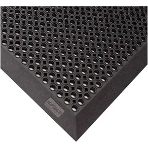 NOTRAX 599S0035BL Rubber Entrance Mat Black 3 x 5 Feet | AE9VLN 6MRU7