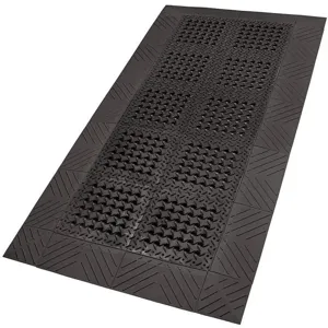 NOTRAX 620S0035BL Anti-fatigue Drainage Mat Black 3 x 5 Feet | AD6YKG 4CKN4