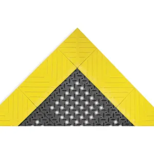 NOTRAX 620S4272BY Wet Area Matting, Black/Yellow, 3 Border, 107 cm x 183 cm Size | AF4VTH 9LML5