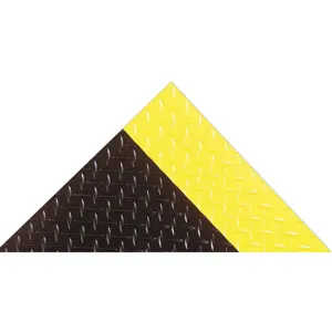 NOTRAX 737C0024YB75 Floor Runner Black with Yellow Border 2 Feet x 75 Feet | AH2DPQ 25PR11