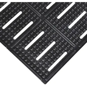 NOTRAX 755C0048BL60 Anti-fatigue Drainage Runner Black 4 x 60 Feet | AF4DLP 8RP90