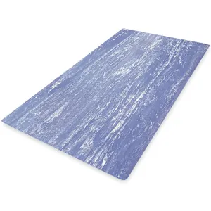 NOTRAX 970S0035BURS Anti-fatigue Mat 3 Feet x 5 Feet Blue Rubber | AE4PYG 5MDK7