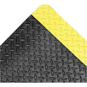 NOTRAX 976R4875BY Anti-fatigue Runner 4 x 75 Feet Black With Yellow | AE4PXC 5MDE7