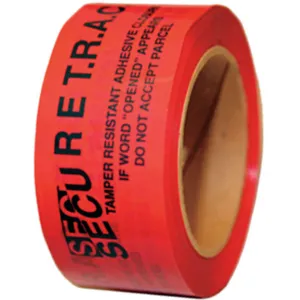 NOVAVISION INC PST2R-61A-180 Carton Tape Polyester Red 2 Inch x 180 Feet | AA7QJE 16G846