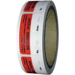 NOVAVISION INC ZS48-08RWSN-250 Tamper-evident Tape 1 Inch x 2 Inch - Pack Of 250 | AA7QJK 16G851