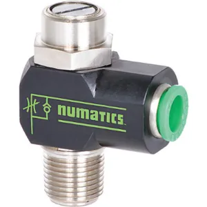 NUMATICS 4FPRN12 Swivel 1/2 NPT 3/8 Push In 1-21/25 Inch | AH7KRJ 36VJ33