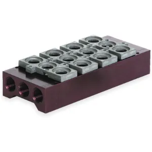 NUMATICS 206-1762 Manifold Block 4 Stations 3/8 Npt | AC9QXT 3JCV7