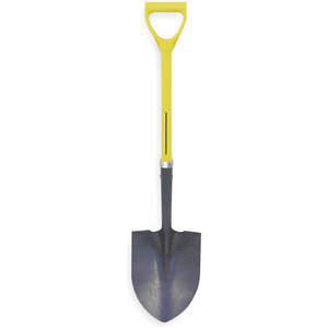 NUPLA 72-017 Round Point Shovel 27 Inch Handle 16 Ga. | AD2BBV 3MD53 / RP2D-E
