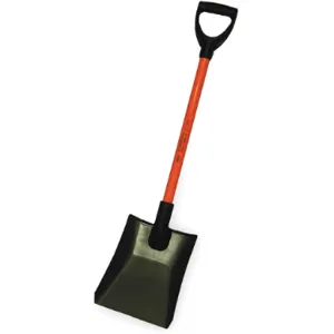 NUPLA 76142 Nonconductive Square Point Shovel 27 Inch | AD7TKM 4GFE7 / NC-SP14DPY